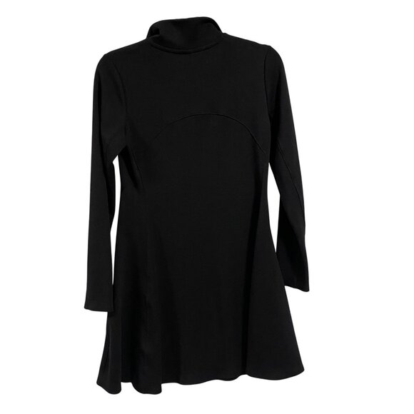 Athleta Deep Dive‎ Black Turtleneck Dress Size XS - Picture 5 of 7